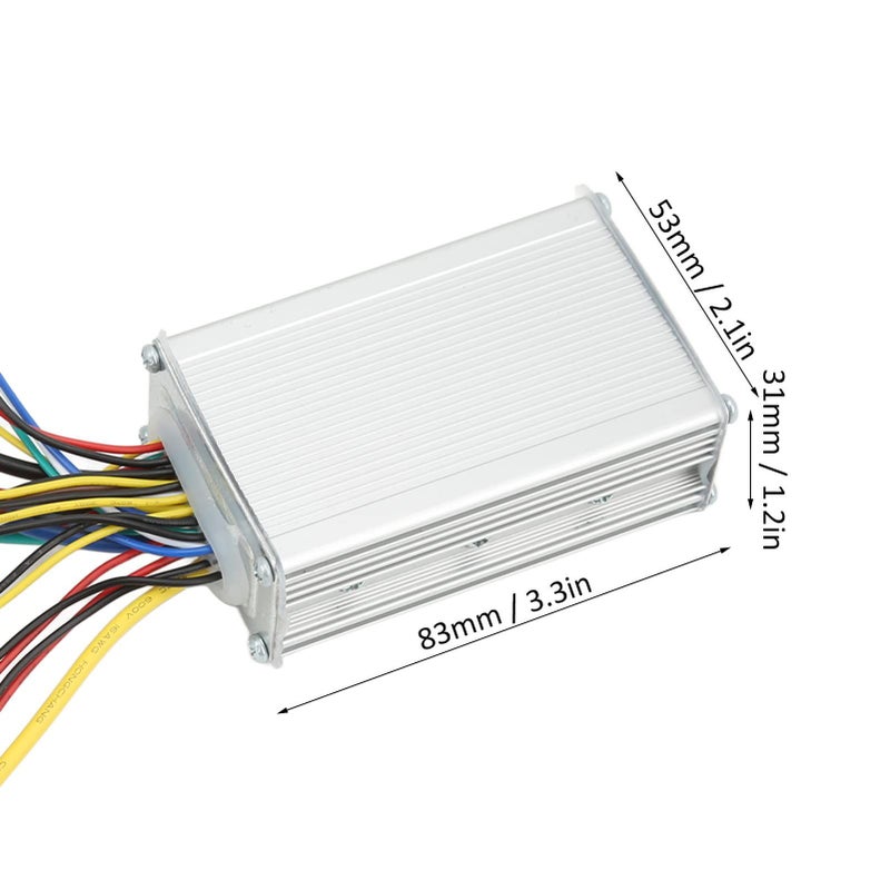 Brushless Squarewave Controller With Light Control For 36V 48V 250W 350W Motors Regular Interface - Image 5