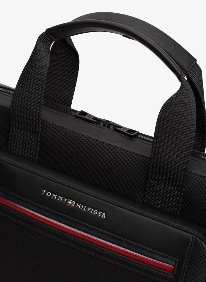 TOMMY HILFIGER Metal Logo Laptop Bag - Image 4