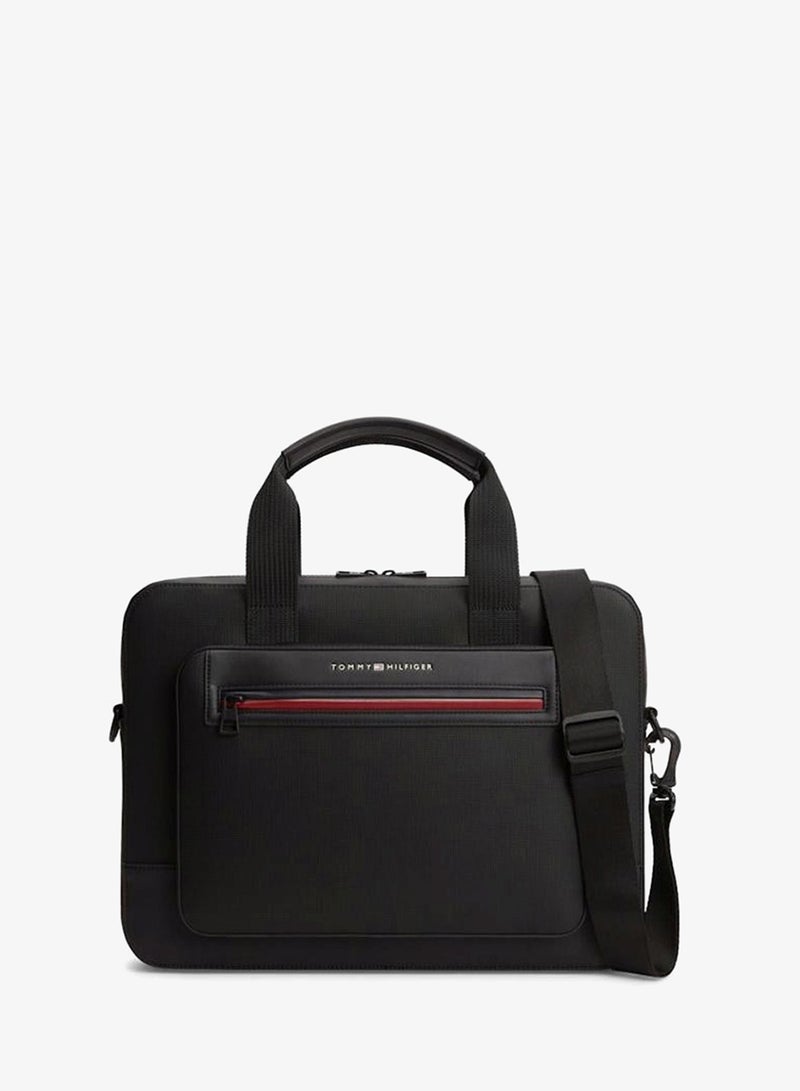 TOMMY HILFIGER Metal Logo Laptop Bag - Image 1