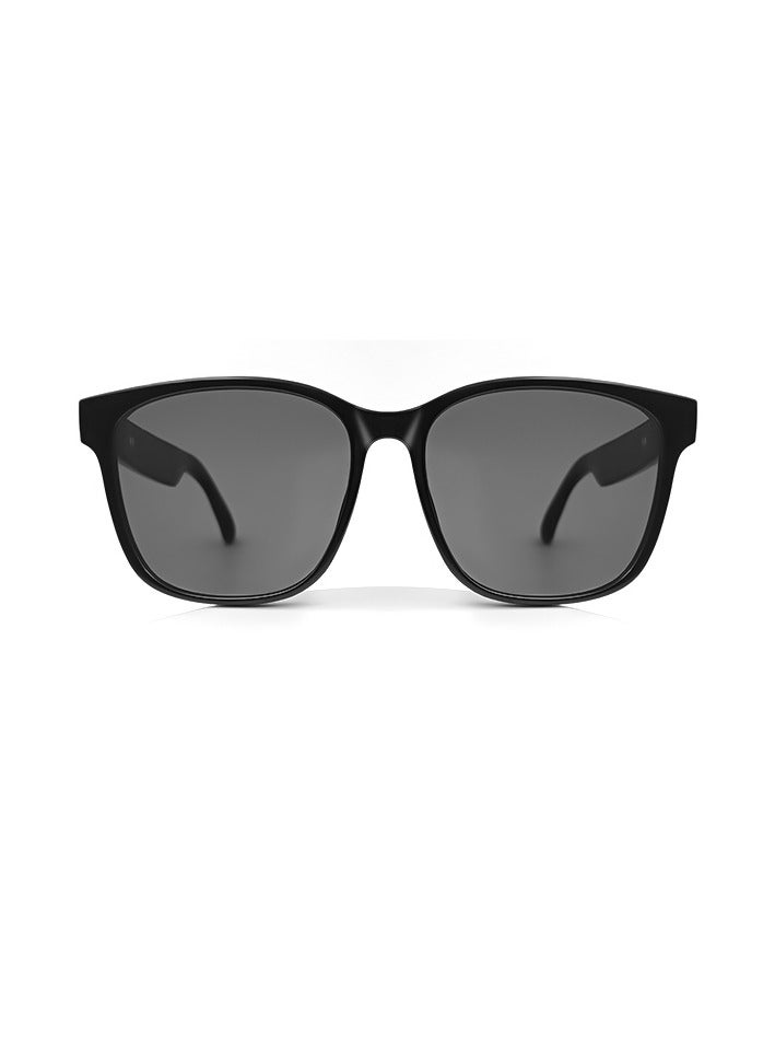 general Smart Sunglasses Bluetooth Headphones Sunglasses Bilateral Stereo Sound Hands-Free Calling Music Audio Mic Sunglasses High-Efficiency Sunscreen, UV400 Protection Lightweight 30g Grey Lens - Image 3