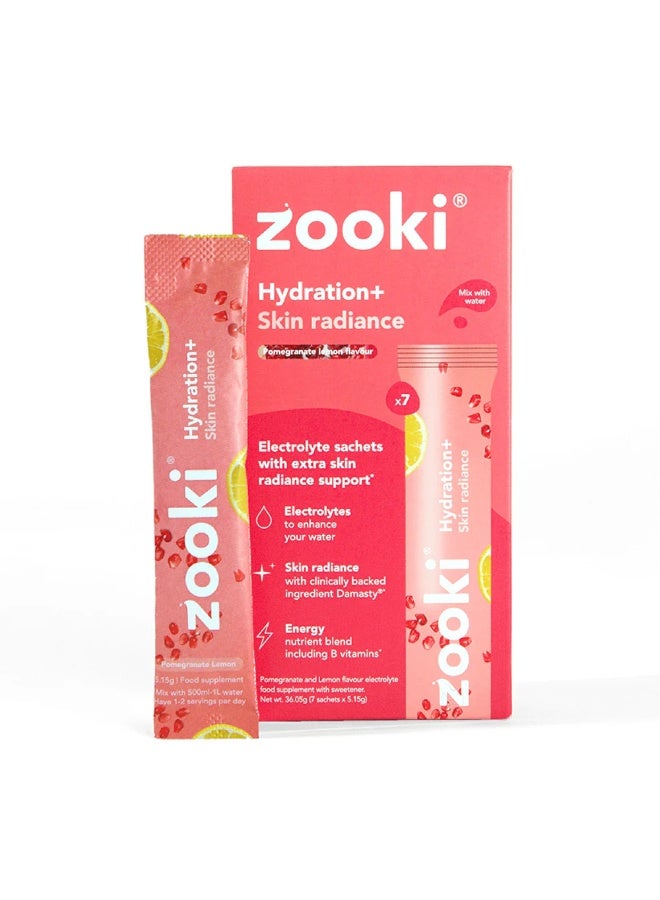 Zooki Electrolytes Skin  Radiance 7omegranate Lemo  Packs - Image 2