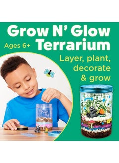 Creativity for Kids Creativity for Kids Grow 'N Glow Terrarium Kit for Kids - Educational Science Kits Ages 6-8+, Kids Gifts for Boys and Girls, Craft and STEM Projects  - Image 2