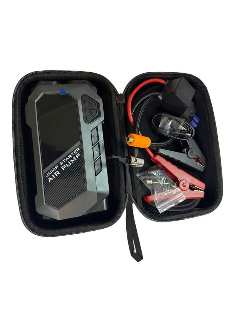 AGD Portable Car Jump Starter with Air Pump, Emergency LED Light, and Multiple Functions – Ideal for Road Trips - Image 3