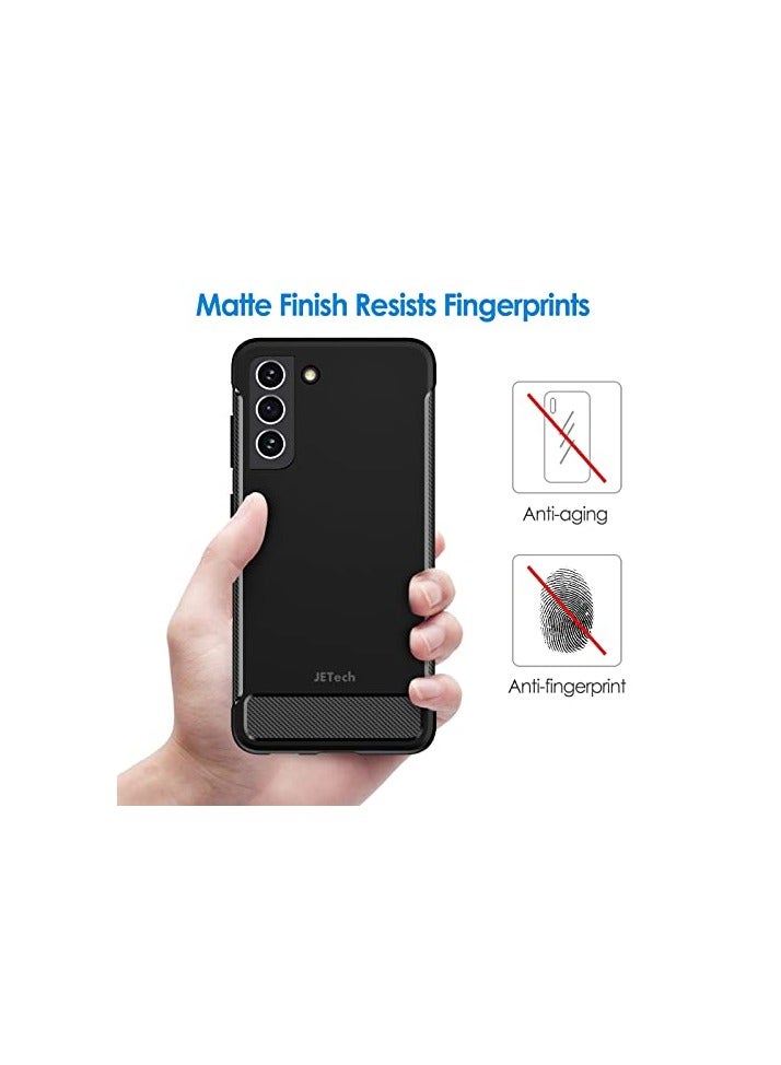 JETech Slim Fit Case for Samsung Galaxy S21 FE 5G 6.4-Inch, Thin Phone Cover with Shock-Absorption and Carbon Fiber Design (Black) - Image 5