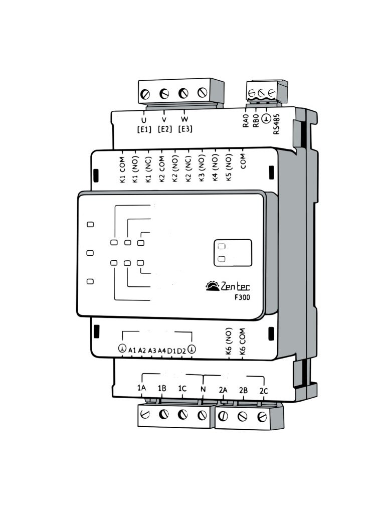 ZTC Specialized PLC For Installation In The Control Cabinet F300 