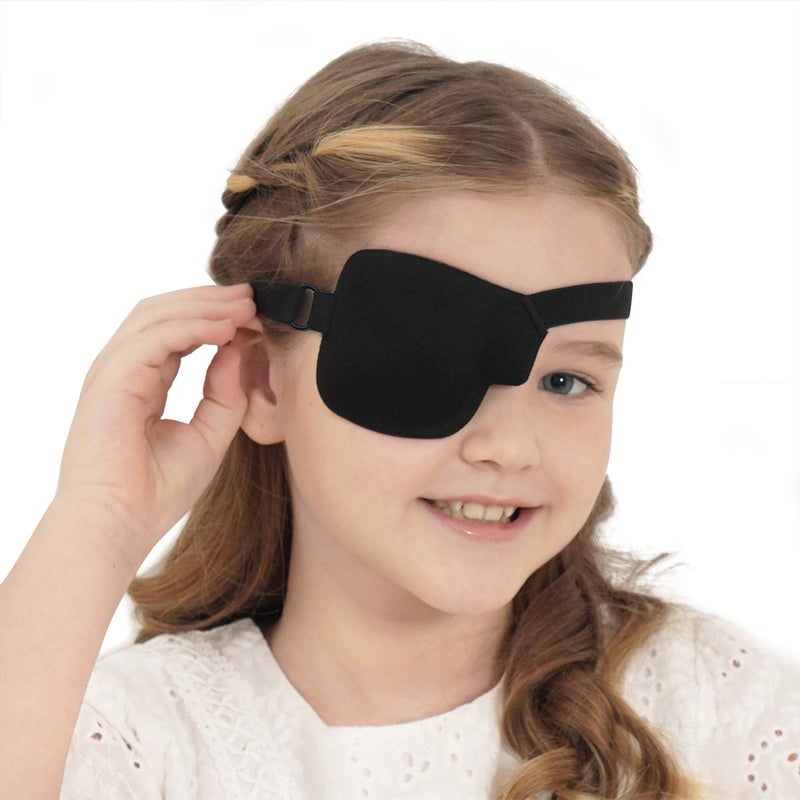 لصقة عين 3D للأطفال من FCAROLYN الجيل الثاني للعين اليمنى باللون الأسود