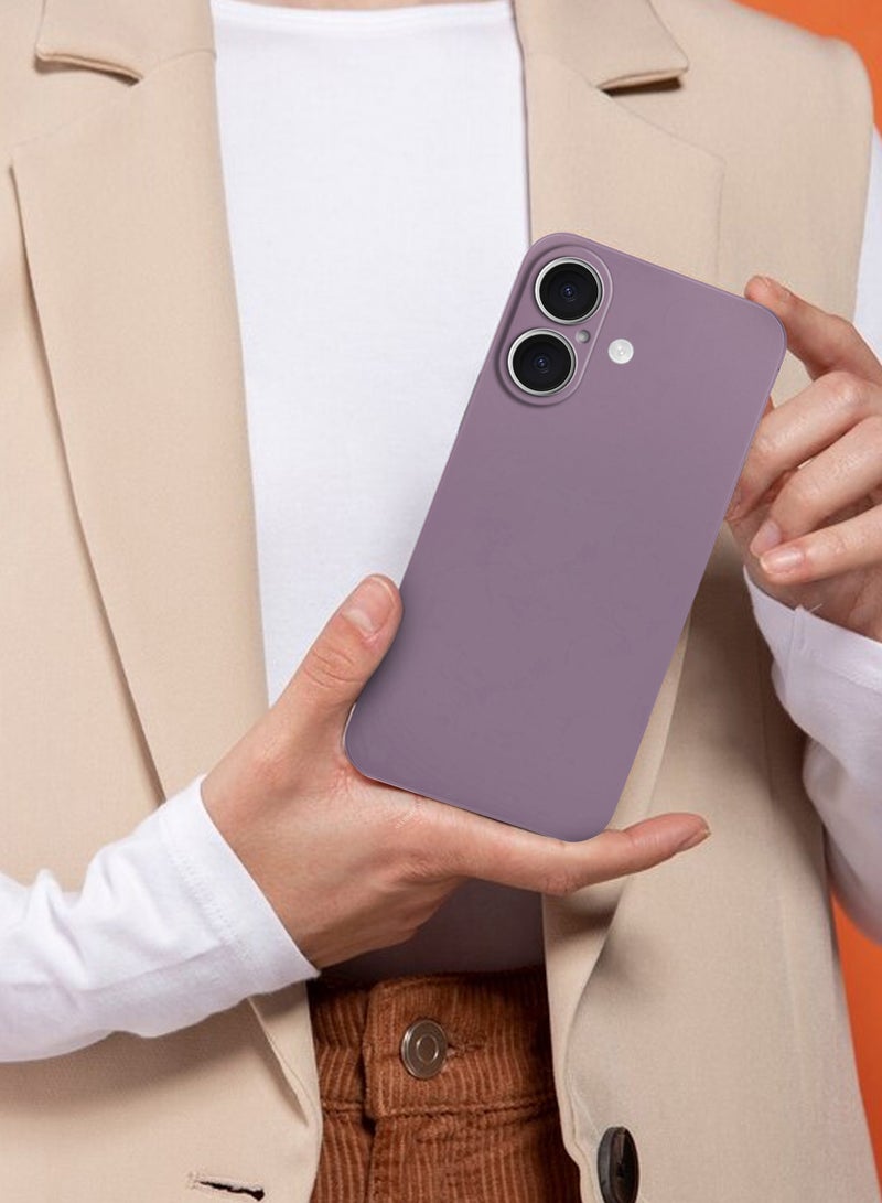 CATANES 3Packs Thin Case for iPhone 16 Plus , Back Cover Sturdy Durable Ultra-Thin Case Drop Protection Cover Clear - Purple - Image 4