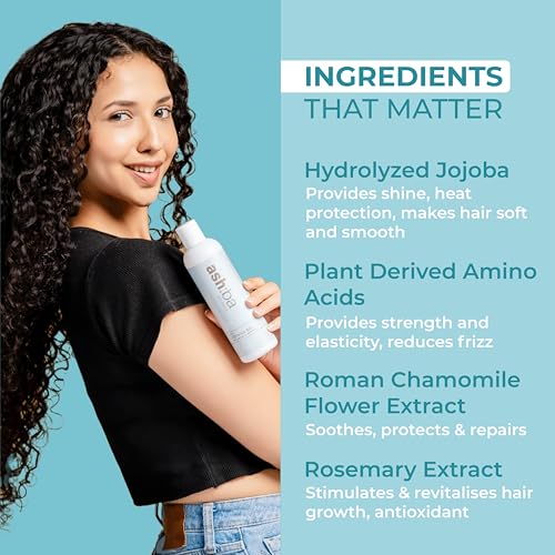 Ashba Botanics Curl Defining Gel | Lightweight, Non-Sticky Hair Gel for Curly, Frizzy Hair| Define, Frizz Control, Medium - Strong Hold Styling Gel With Rosemary & Chamomile | For Men & Women - 8 floz - Image 3