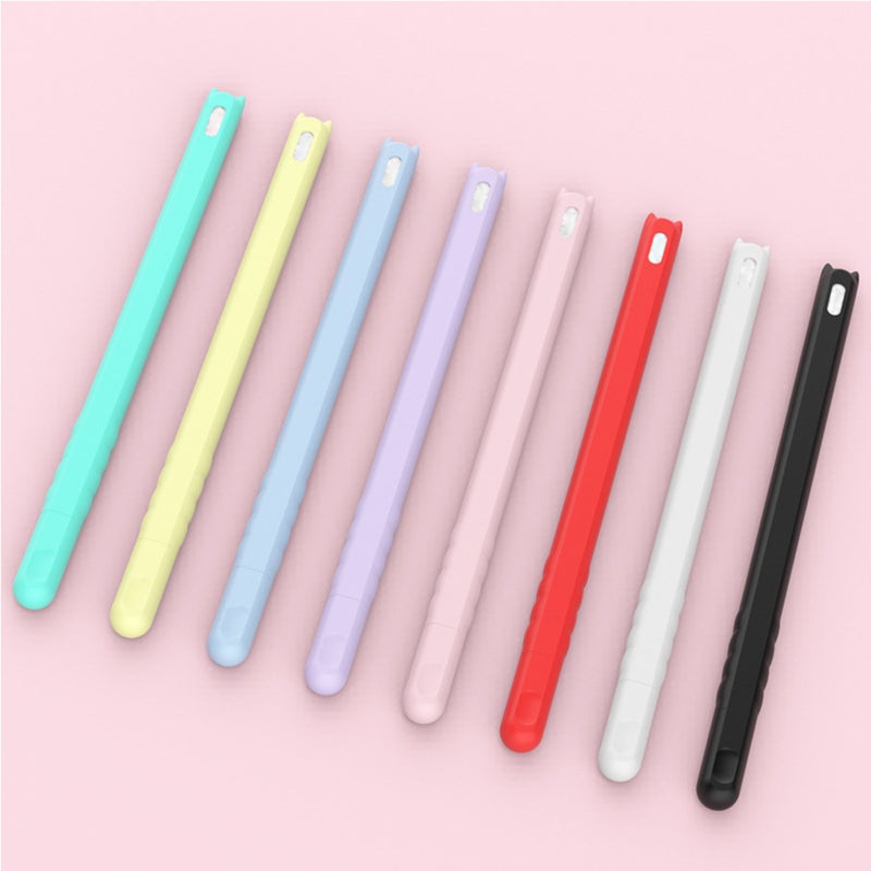 3 Pcs Silicone Case Protective Pouch Holder Nib Cover Protective Case Skin for Stylus Pen Black (1pc Stylus Pen Cover and 1pc Round Nib Cover and 1pc Nib Cover) - Image 1