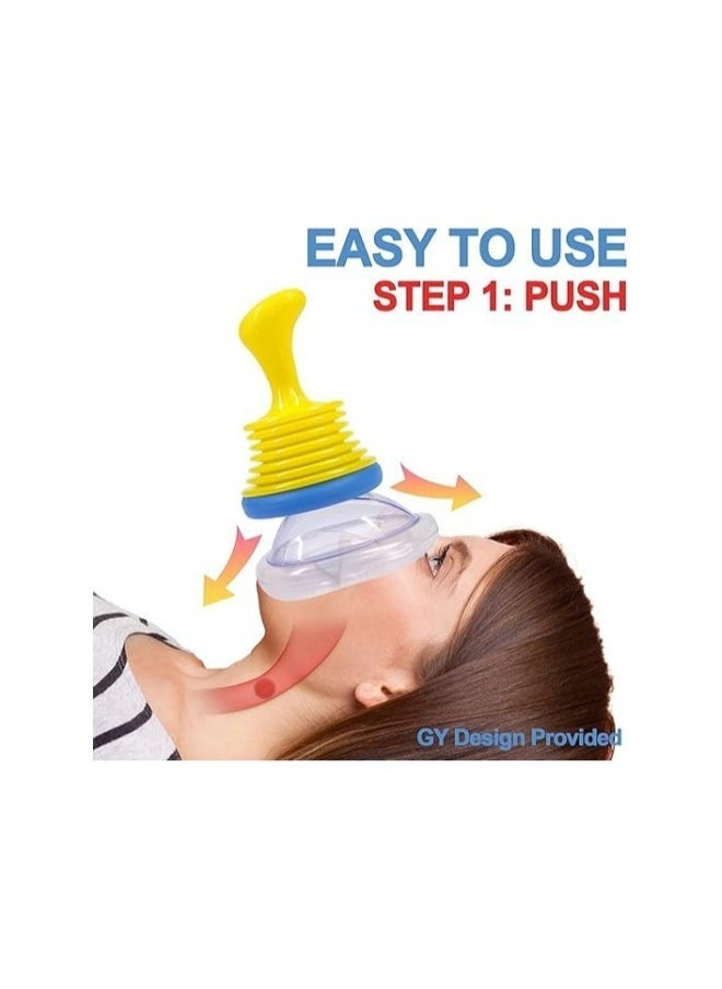 Emergency Choking Rescue Kit: Portable First Aid Suction Device,Choking Rescue Device, Rescue Kit for Children u0026 Adults,young u0026 Pediatric Masks with instruction paper Included