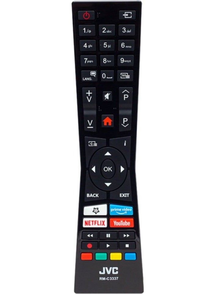 JVC Vestel Rc A2 43100P RM-C3337 Compatible LCD LED TV Remote with Video Key Rm C3337 
