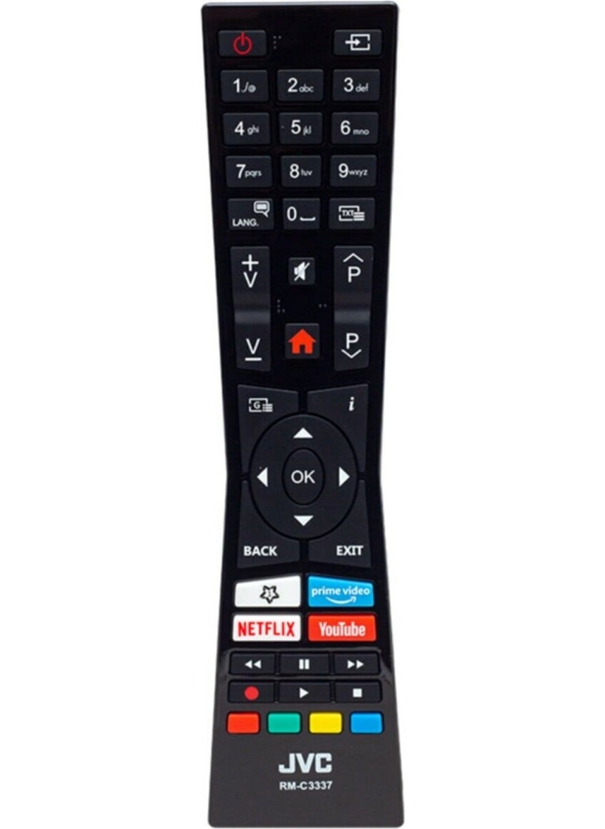JVC - Vestel Rc A2 43100P RM-C3337 Compatible LCD LED TV Remote with Video Key Rm C3337 - Image 1