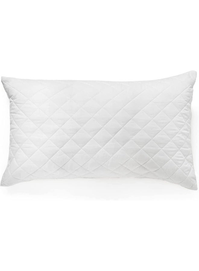 Somerfield Somer Field - Luxury KING Size Quilted Pillow, 50 x 75 cm - White - 01 Piece  - Image 4