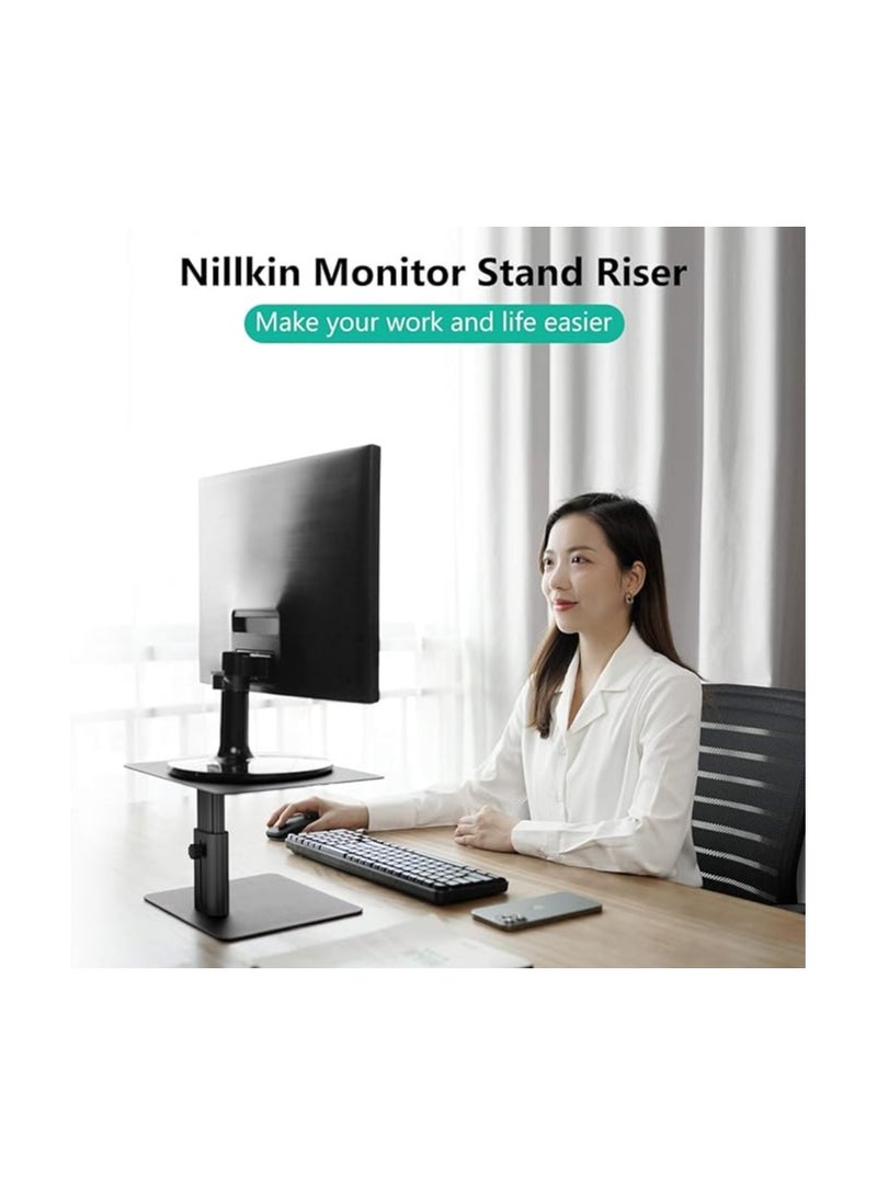 Nillkin Height Adjustable Monitor Stand – Ergonomic Desktop Riser for PC, Laptop & Screen, Sturdy & Durable with Ventilated Design for Better Airflow, Ideal for Home & Office Setup - Image 3