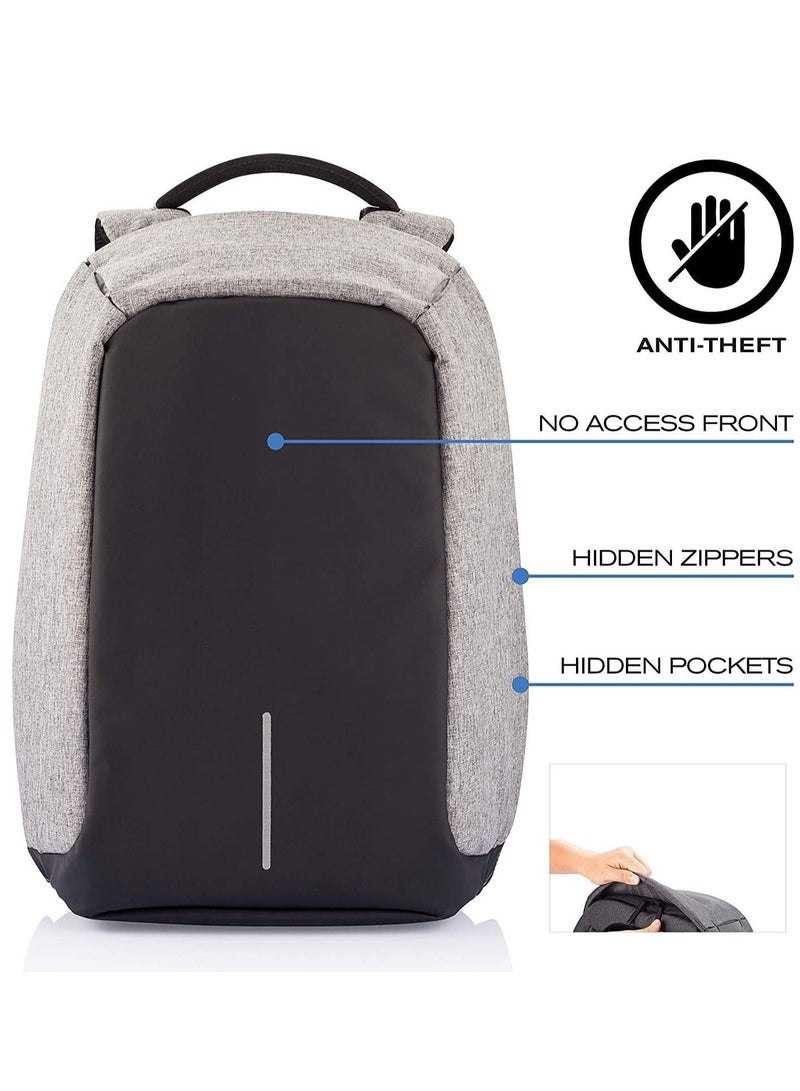 ELTRAZONE Anti-theft travel backpack large capacity waterproof nylon laptop bag USB charging shoulder bag college students bag[zZ]  - Image 2