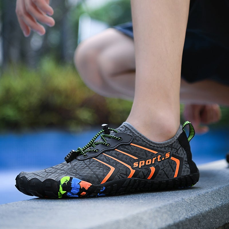 Outdoor Wading Shoes Men'S Soft Bottom Non-Slip Beach Shoes Women'S Quick-Drying Breathable Swimming Shoes Couple'S Large Size Fishing Shoes - Image 4
