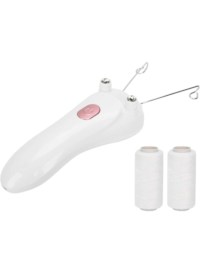 USB Rechargeable Electric Facial Hair Remover Cotton Thread Epilator for Women Face Upper Lip Chin Legs Portable Painless Beauty Device Facial Hair Removal Tool - Image 4