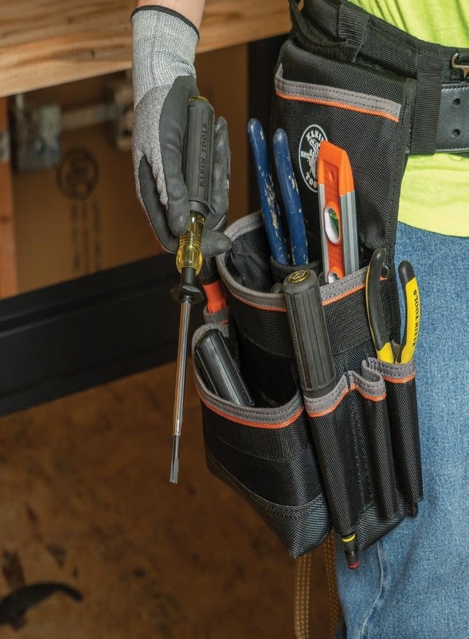 Klein Tools 6026K Slotted Screw-Holding Screwdriver, 5/16-Inch Split-Blade Flat Head Driver, Positive Gripping Action, Cushion-Grip Handle - Image 5