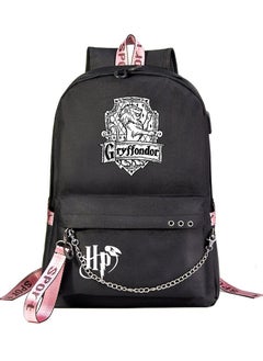 Harry Potter Cartoon Print Student Youth Large Capacity Backpack For Men And Women 