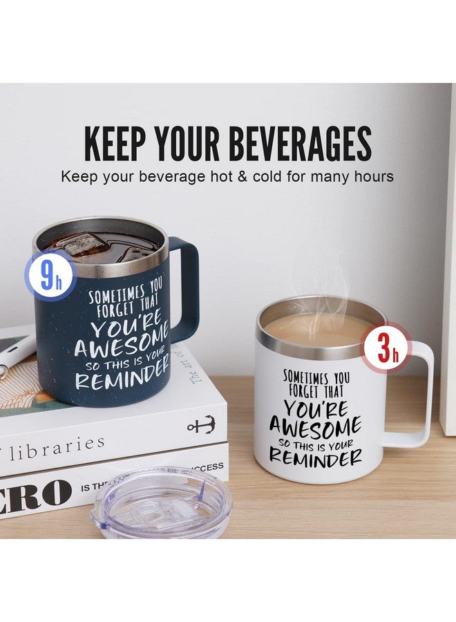 NOWWISH Birthday Gifts for Men Husband - Awesome Coffee Mug, Inspirational Birthday & Holiday Presents for Men Him Boyfriend, 14oz Navy Blue - Image 5
