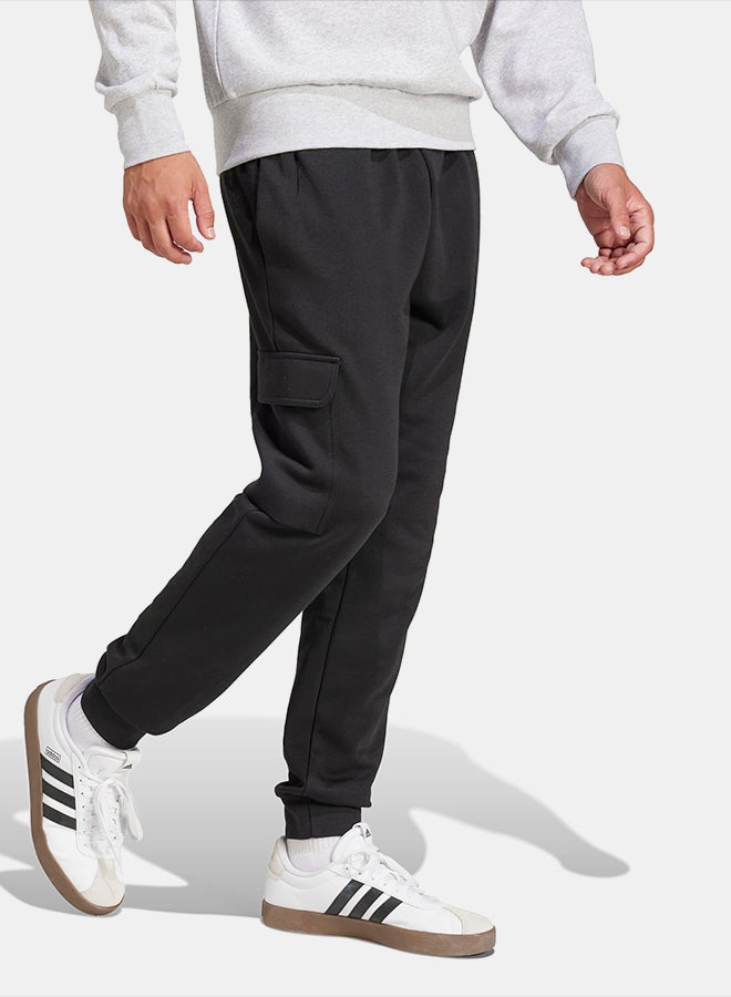 Adidas Essentials Feelcozy Fleece Cargo Joggers - Image 3