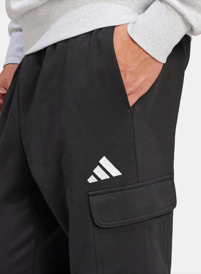Adidas Essentials Feelcozy Fleece Cargo Joggers - Image 4