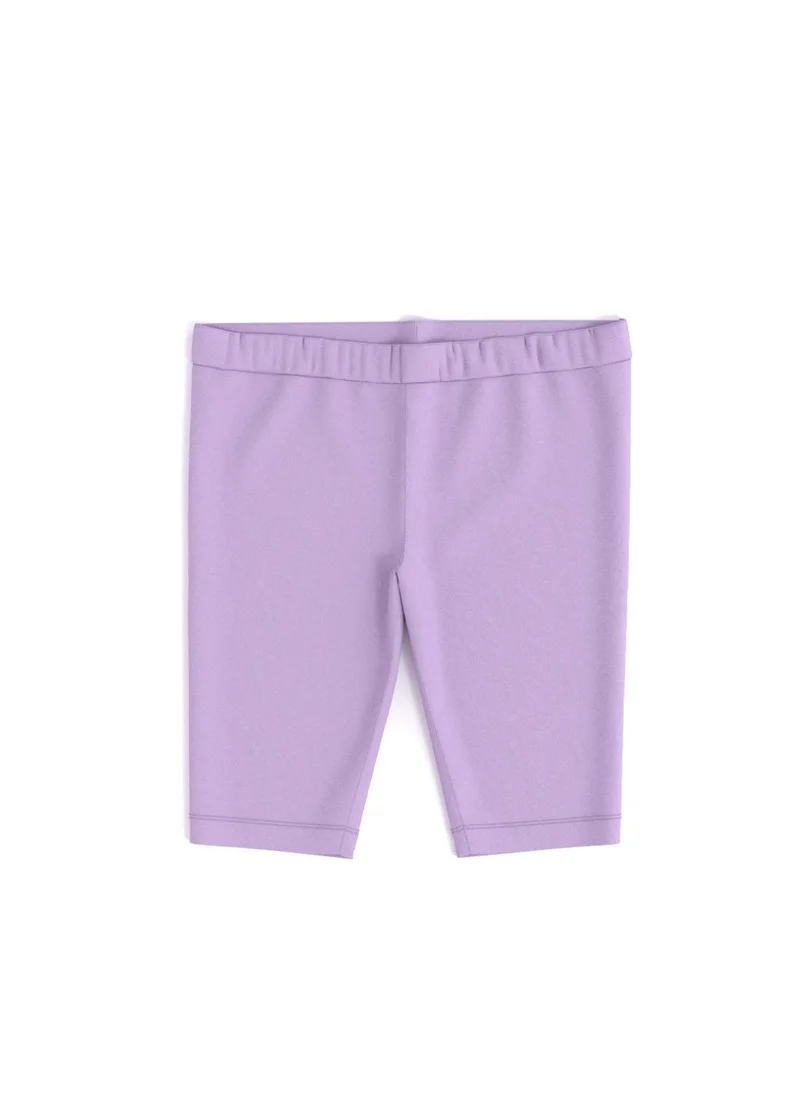 نوتيناتي Nautinati Girls' Cotton Graphic Printed T-shirt and Solid Biker Shorts