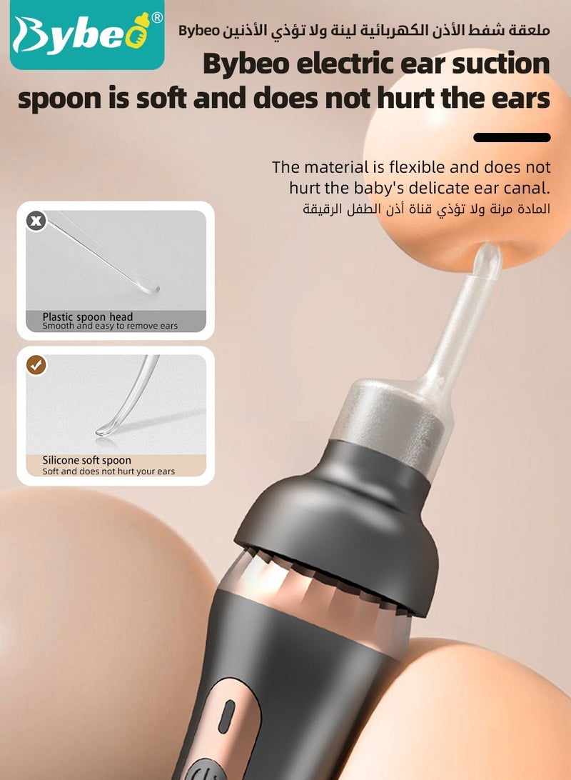 Bybeo Ear Cerumen Removal Kit, Automatic Electric Ear Wax Remover, Ear Cleaner, Earwax Cleaning Kit with LED Light, Powerful Suction for Baby,  Children and Adults, Painless Cleaning Tool - Image 4