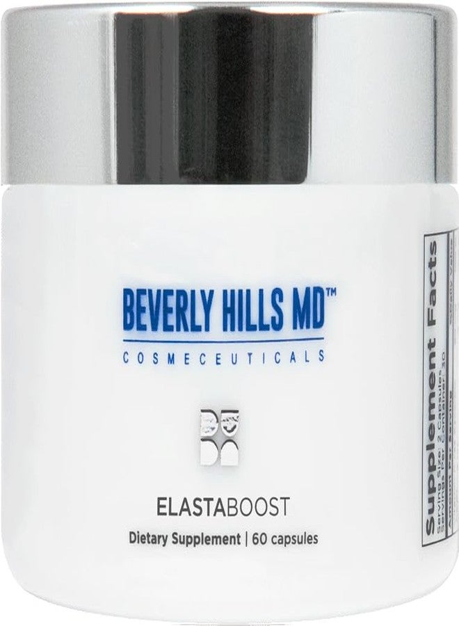 Beverly Hills MD Elastaboost Dietary Supplements for Aging Skin- Elastin Supporting Formula for Lifted, Firmer, Skin w/Hydrolyzed Elastin, Hyaluronic Acid, Vitamin C, Phytoceramides (60 Capsules) - Image 1