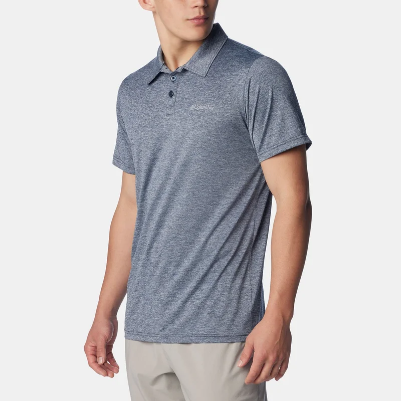 Columbia Blue Men's Hike™ Polo Shirt for Men | Best Price UAE