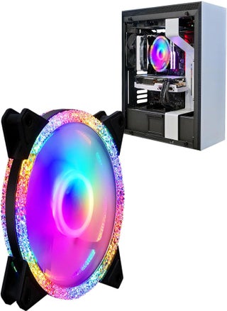 Computer Case Fans | 120mm Case Fans | Long Life Computer Case Fan with Multiple Light Modes, Cooling for Desktop CPU - pzsku/ZA56673AE886EC08F6A58Z/45/_/1735973670/c6deb36a-2aee-4447-9f58-541a989df812
