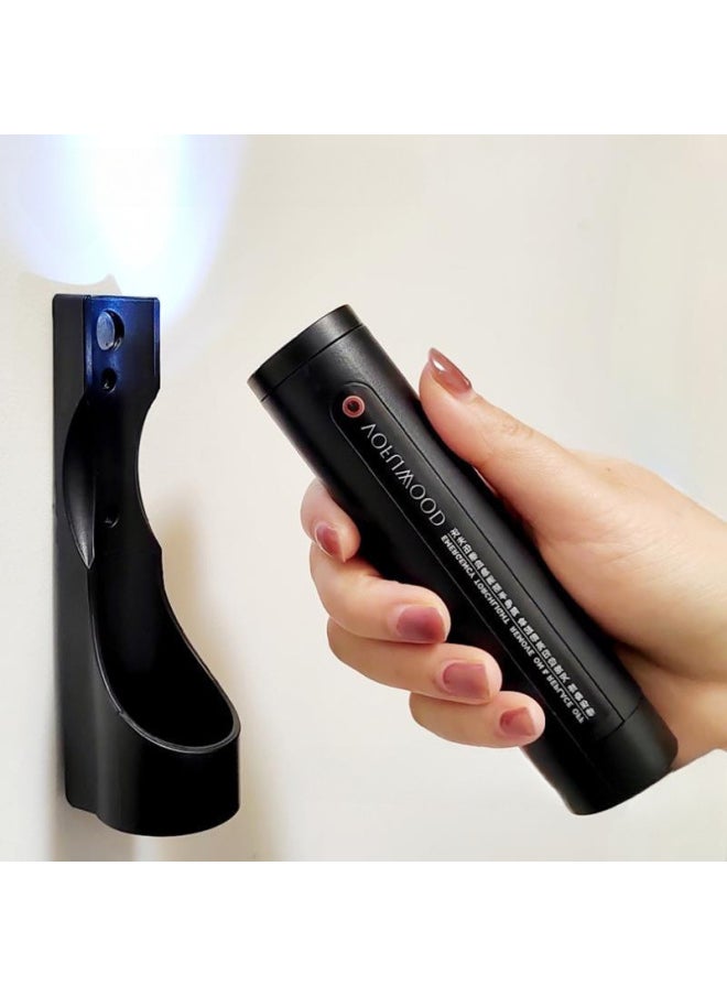 Generic Hotel Hotel Room Flashlight Wall-mounted D Wall-mounted Fire Escape Lighting Emergency Flashlight-Product Specifications:All Black---led Lamp Beads Vsd-07b Without Battery  - Image 3