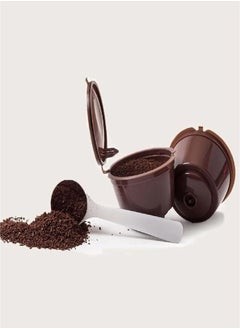 THE PACK 2 pieces Espresso Coffee reusable Filters - for Dolce Gusto Refillable Plastic Coffee Capsules Compatible with Espresso capsules machines  - Image 1