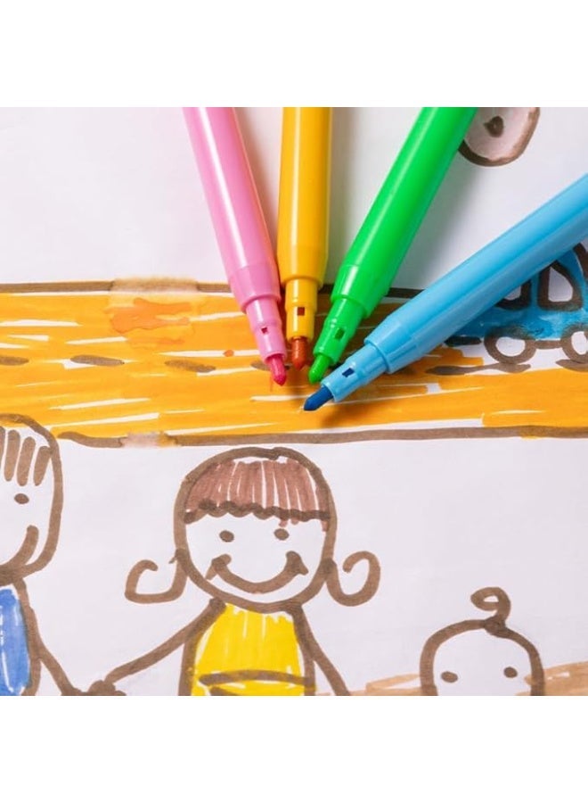 Deli EC169-24 iSelect Felt Pens – 24-Color Soft-Grip Drawing Set - Image 4