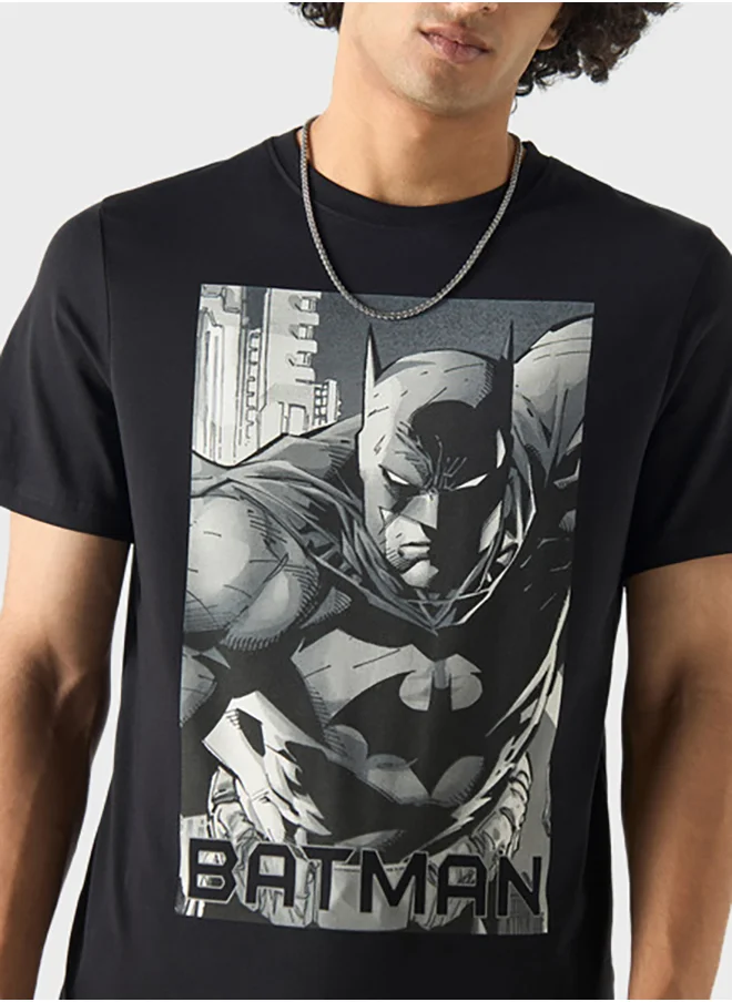 SP Characters Printed Crew Neck T-Shirt