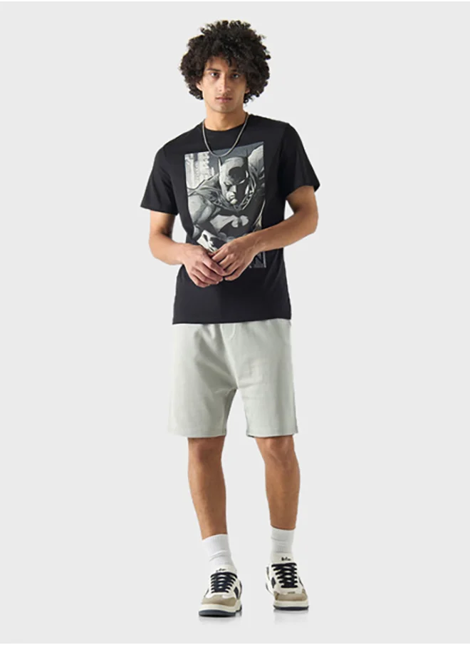 SP Characters Printed Crew Neck T-Shirt