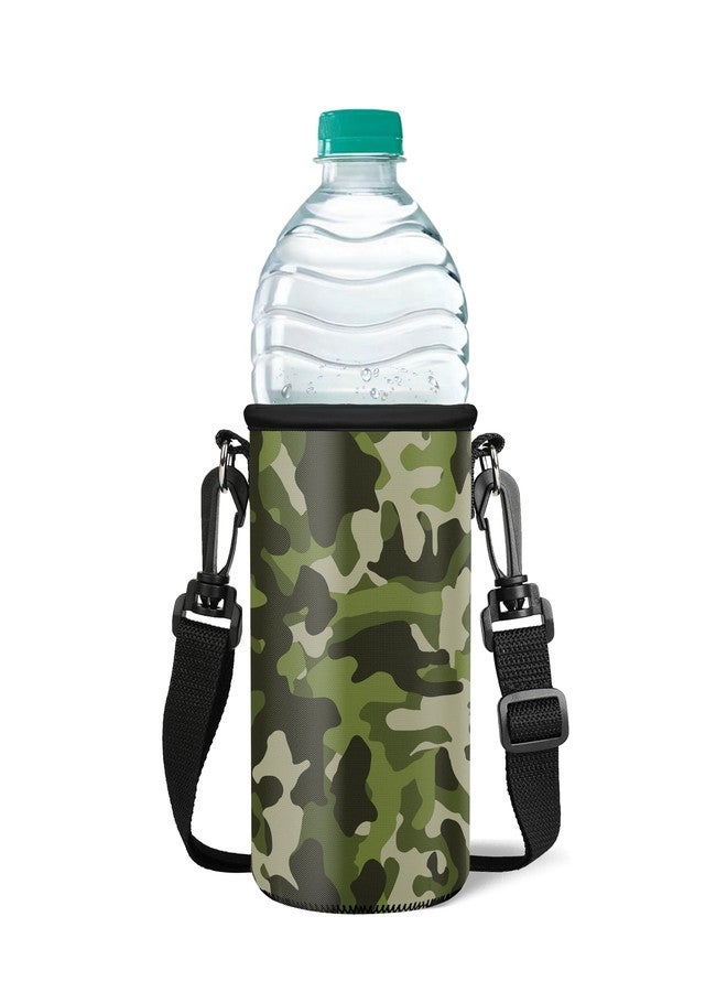 COOZYBEAR Water Bottle Carrier Bag: Premium Neoprene, Superior Insulation, Adjustable Strap. Convenient for 1000ML & 750ML Bottles for School, Home, Office, Travel, Sport, Yoga (Multicolour2) - Image 1