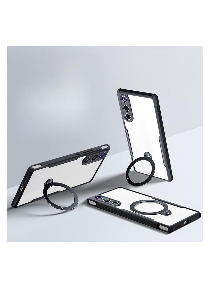 General Protective case compatible with ZTE Nubia Red Magic 10 Air case with swivel stand, PC soft shock-absorbing back panel and TPU frame protector with anti-shock and drop protection for Red Magic 10 Air  - Image 1