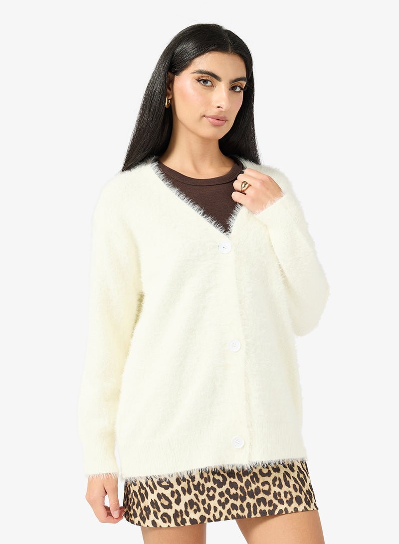 ايلا كارديجان بأزرار مريح - Image 1