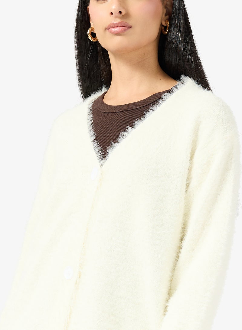 ايلا كارديجان بأزرار مريح - Image 3