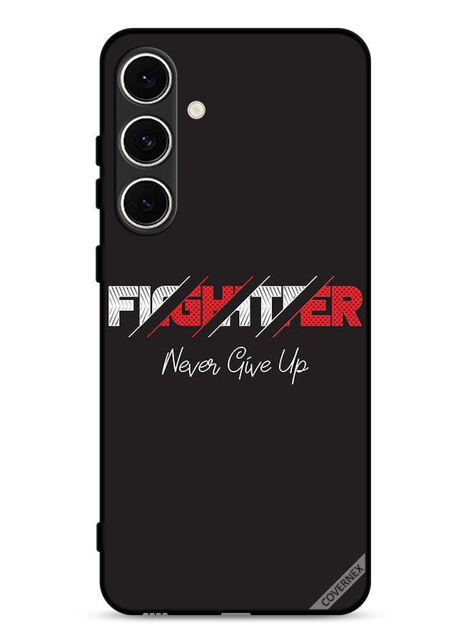 Covernex Samsung Galaxy A36 5G Protective Case Cover Fighter Never Give Up - Image 1