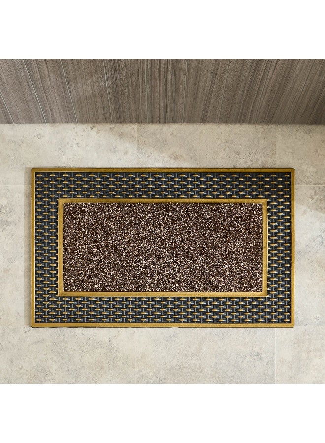 Home Box حصيرة مدخل رينزو المضادة للانزلاق - بني وأسود - Image 1