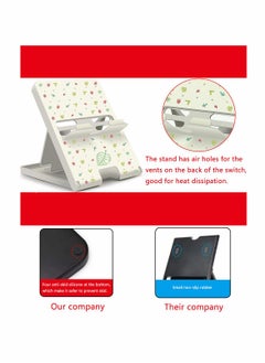Excefore Playstand for Nintendo Switch/Switch Lite, Animal Crossing Angle Adjustable Switch Stand, Portable Foldable Compact Non-Slip Bracket  - Image 5