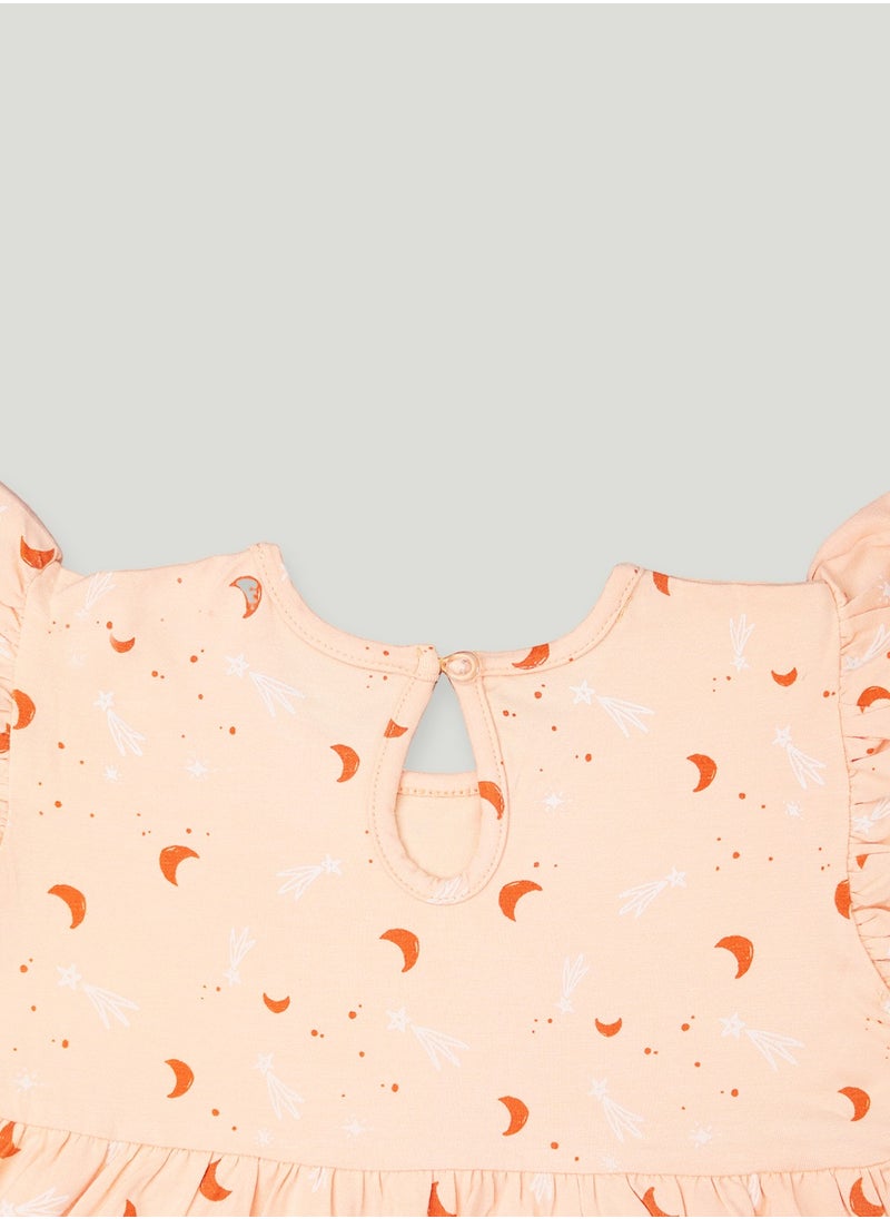 LUAY Girls 100% Bamboo based Ultra-Soft fabric Dress with ruffled sleeves_Orange - pzsku/ZA566DA4B2F6253E21977Z/45/_/1717481855/69e9c626-a1a4-4c80-8a36-ae015845245f