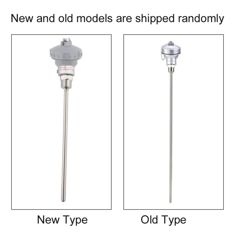 Temperature Sensor Probe: 400mm Protection Tube, 1/2'' NPT Thread, Rust & Corrosion Resistant Stainless Steel - Easy Installation, Wide Measuring Range for Temperature Controllers - Image 3