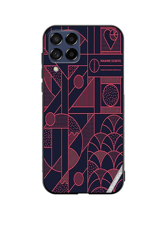 VR CREATIVE Protective Case Cover For Samsung Galaxy M53 Geometric Design Multicolour - Image 1