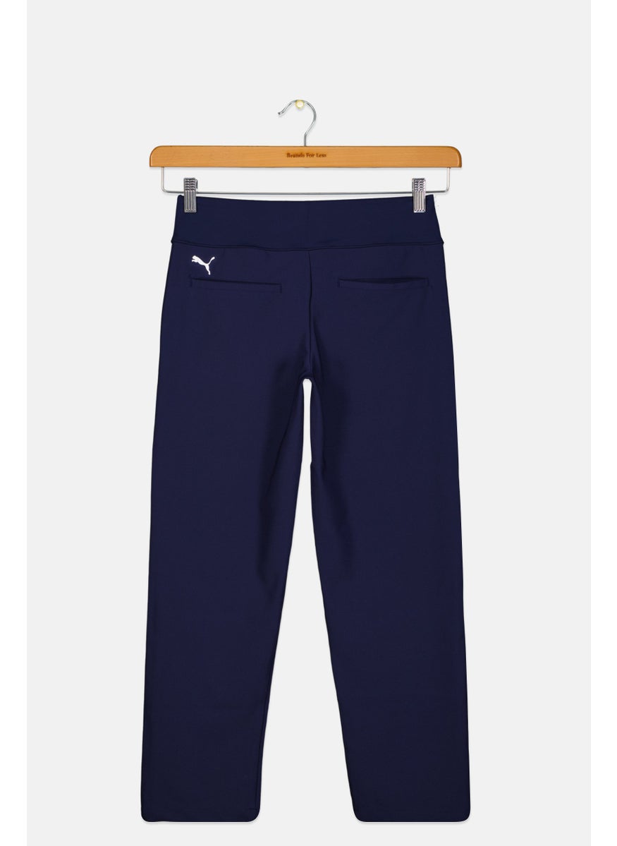 PUMA Kids Girl Pull On Training Leggings, Navy  - Image 2
