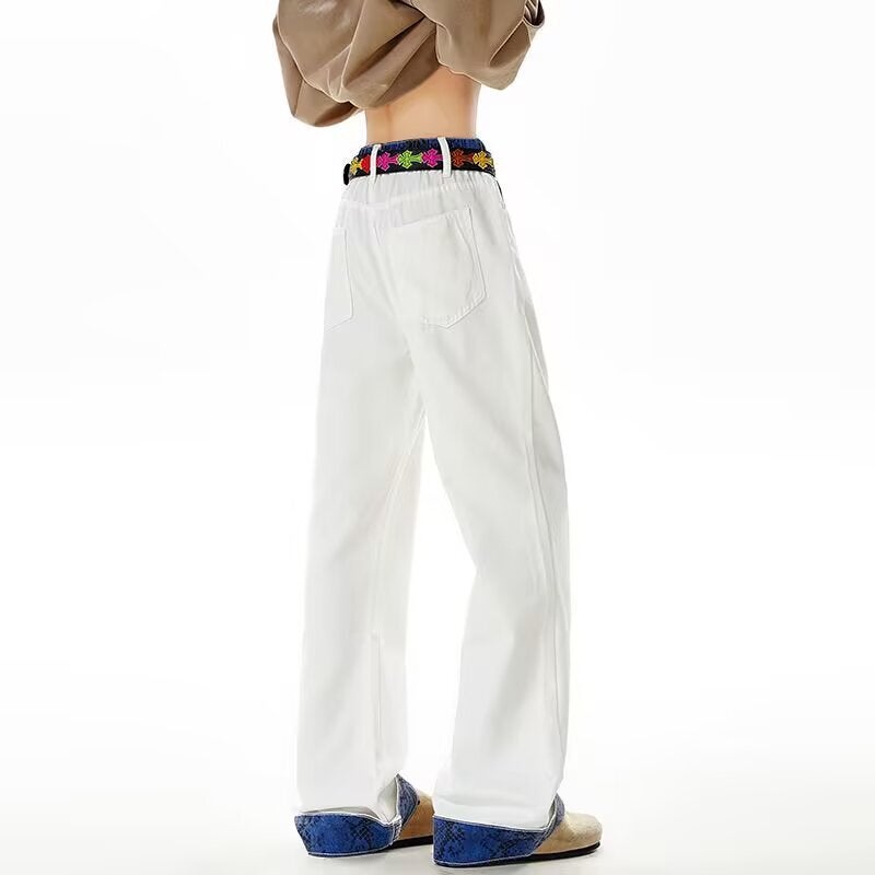 Unisex Casual Daily Denim Jeans - Image 4