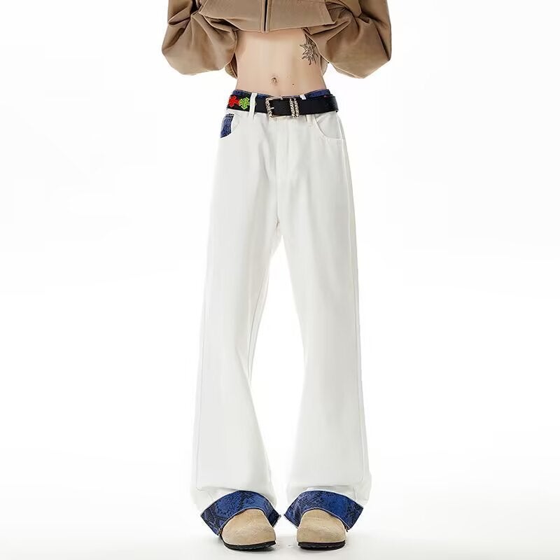 Unisex Casual Daily Denim Jeans - Image 1