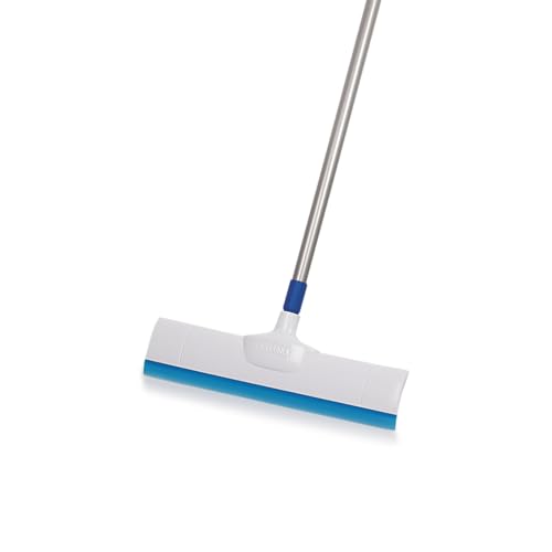 Kleeno Cello Kleeno Standee Telescopic Floor Wiper | Durable, Ergonomic, and Efficient Cleaning Solution for Sparkling Floors | Moulded Rubber Lip | White and Blue - Image 5